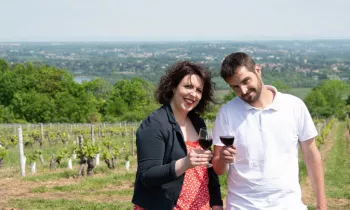 marine et Alex vignes