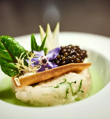 Plat du restaurant Lameloise