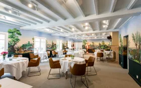 Salle du restaurant © hotel Huchette©Christophe FOUQUIN