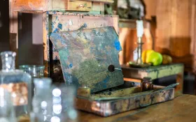 Palette de Cezanne © Thomas Luppo