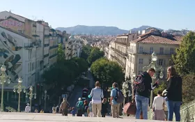 Vue depuis les escaliers © SB Office de Tourisme Marseille