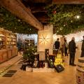 Salle du Château Beaupré décorée à Noël