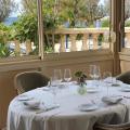 Table du restaurant les girelles, vue sur la mer