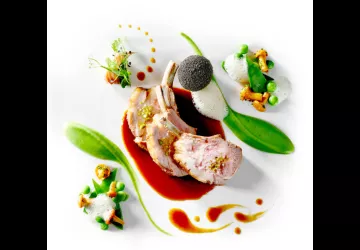 Carré d'agneau roti