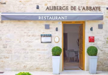 Entrée de l'Auberge de l'Abbaye