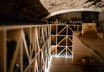 La cave de l'Auberge de l'Abbaye