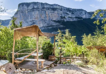 Cabane Café, Deck face au Vercors