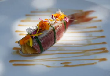 Rouget farci Sauce Bécasse
