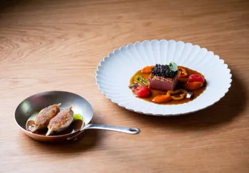 Plat Restaurant Gastronomique 1* Michelin