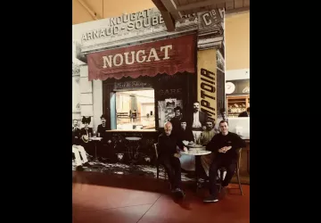 Billeterie du musée, comptoir de vente du XIX°s