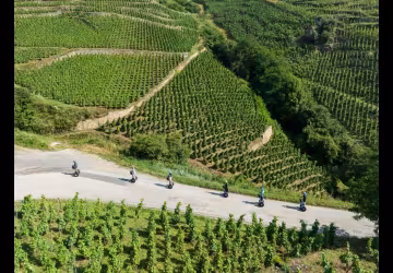 Balade en gyropode sur Condrieu Côte-Rôtie