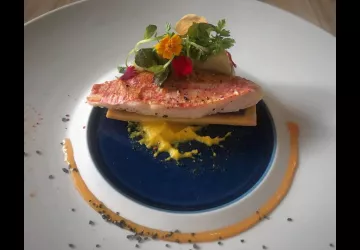 Filet de Rouget mi-cuit en tartelette