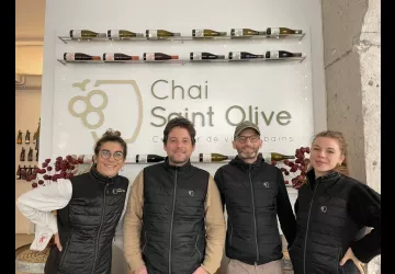 L'équipe du Chai Saint Olive