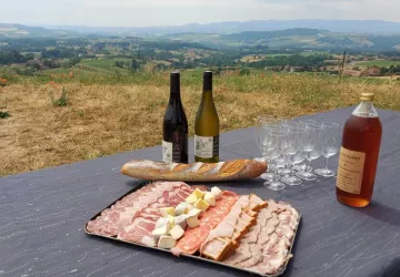 Balade à vélo et pique-nique mâchon beaujolais