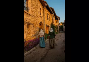 Chroniques d'un village vigneron : la vie de Benoitte et Félicitée_Saint-Sorlin-en-Bugey