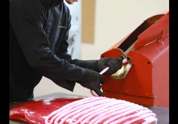 le décor du  berlingot de Carpentras geant