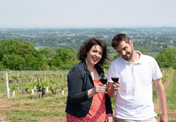 marine et Alex vignes