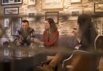 Une dégustation entre amis